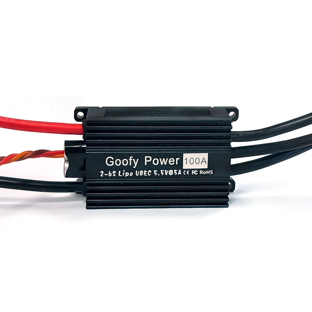 Goofy Power 100A ESC 2-6S SBEC High Quality Brushless Speed Controller ESC for EDF Motor RC Drone Airplane Parts