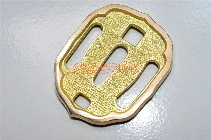 66x52 مللي متر جودة النحاس النقي النحاس تسوبا Handgurad القرص ل الحرب العالمية الثانية نوع 95 العسكرية كاتانا تاشي السيف