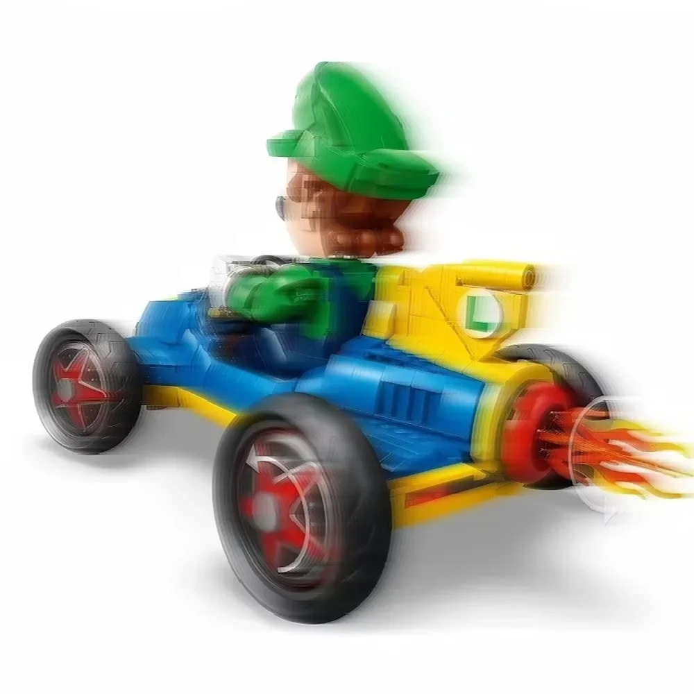 Creative Home Display Popular Film and Television Game Building Blocks Car Vehicle Suitable for Birthday Gifts .