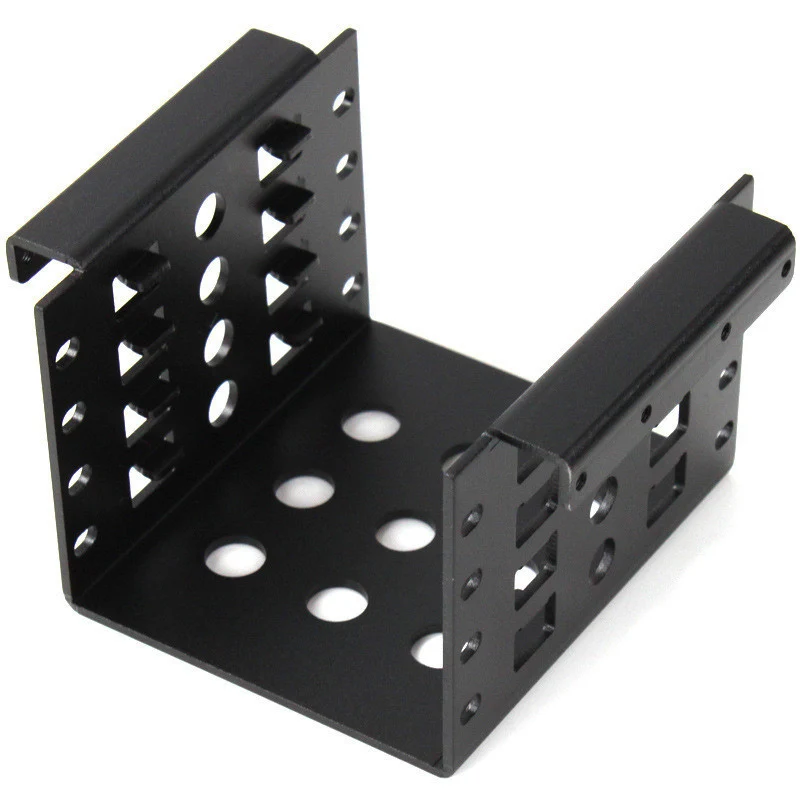 Aluminium alloy Hard Disk Drive Braket Holder Stand support 4pc 2.5 to 3.5 inch SATA HDD SSD Mounting at PC/Computer Case Box