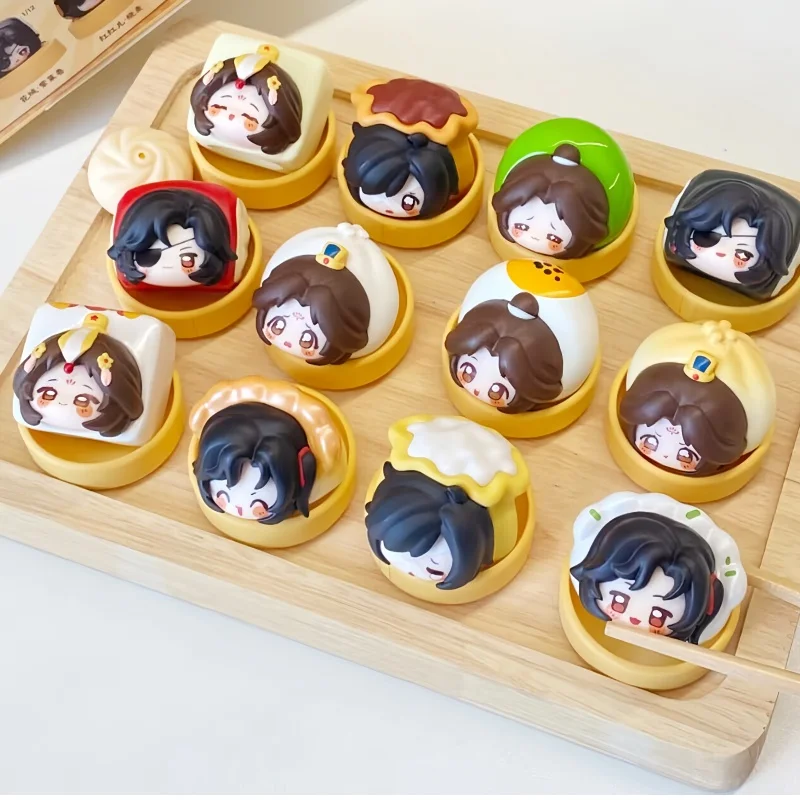 

Новая распродажа, глухая коробка Heaven Blessing Xie Lian Hua Cheng, постельное белье и складная коробка-сюрприз, минимальная фигурка, сумка для догадок, подарки на день рождения для девочек