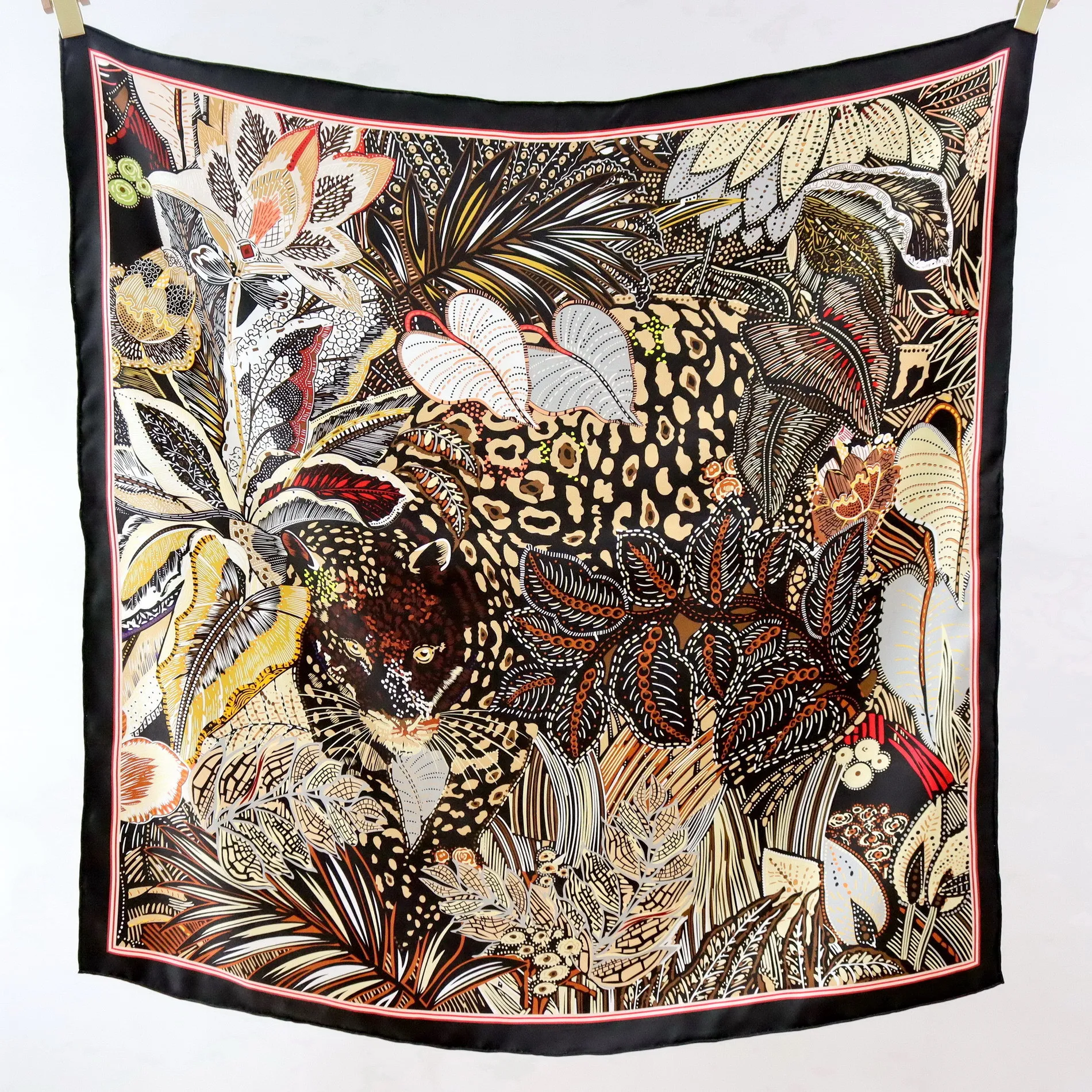 

AB Faced Print 18MM Scarf 90CM Women Mulberry Silk Scarfs Luxury Designer Bag Neck Scarves Hand Rolled Shawls Lover Gift