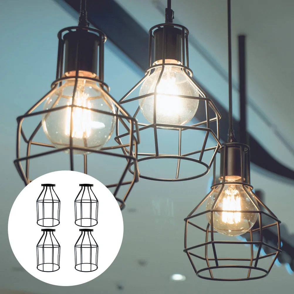 

4 шт. железный настенный светильник для бара, домашний декор, прочный светильник для освещения барной клетки, настенный светильник, аксессуары, аксессуары