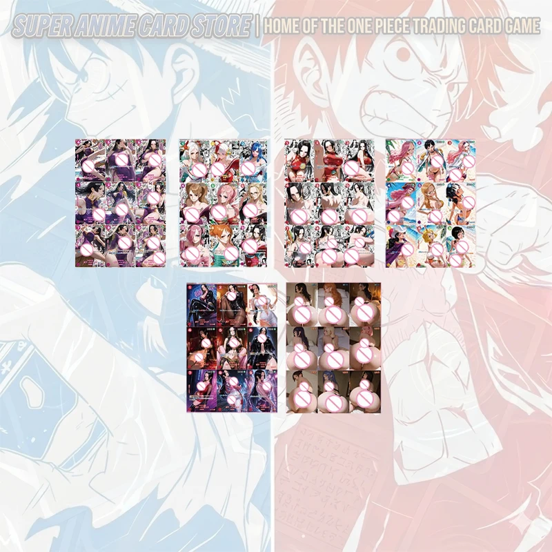 Anime ONE PIECE Homemade Cards Perona Vinsmoke Reiju Nico Robin Shirahoshi Boa Hancock Nefertari D Vivi Kalifa Collectible Cards