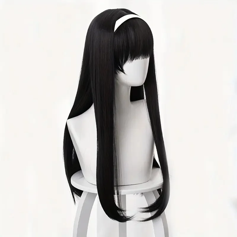 Game Idv Identity V Dream Witch Tomie Kawakami Cosplay Black Long Wig
