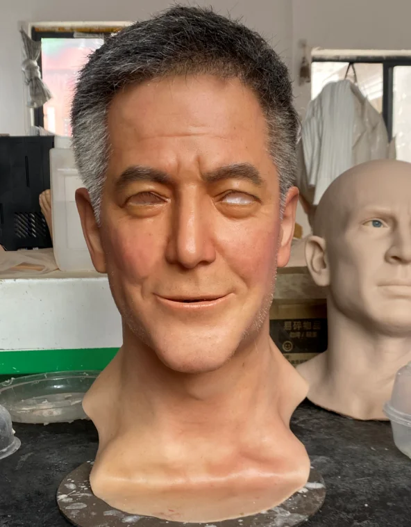 

Create realistic silicone, soft and elastic hair, comfortable men's makeup performance support headwear