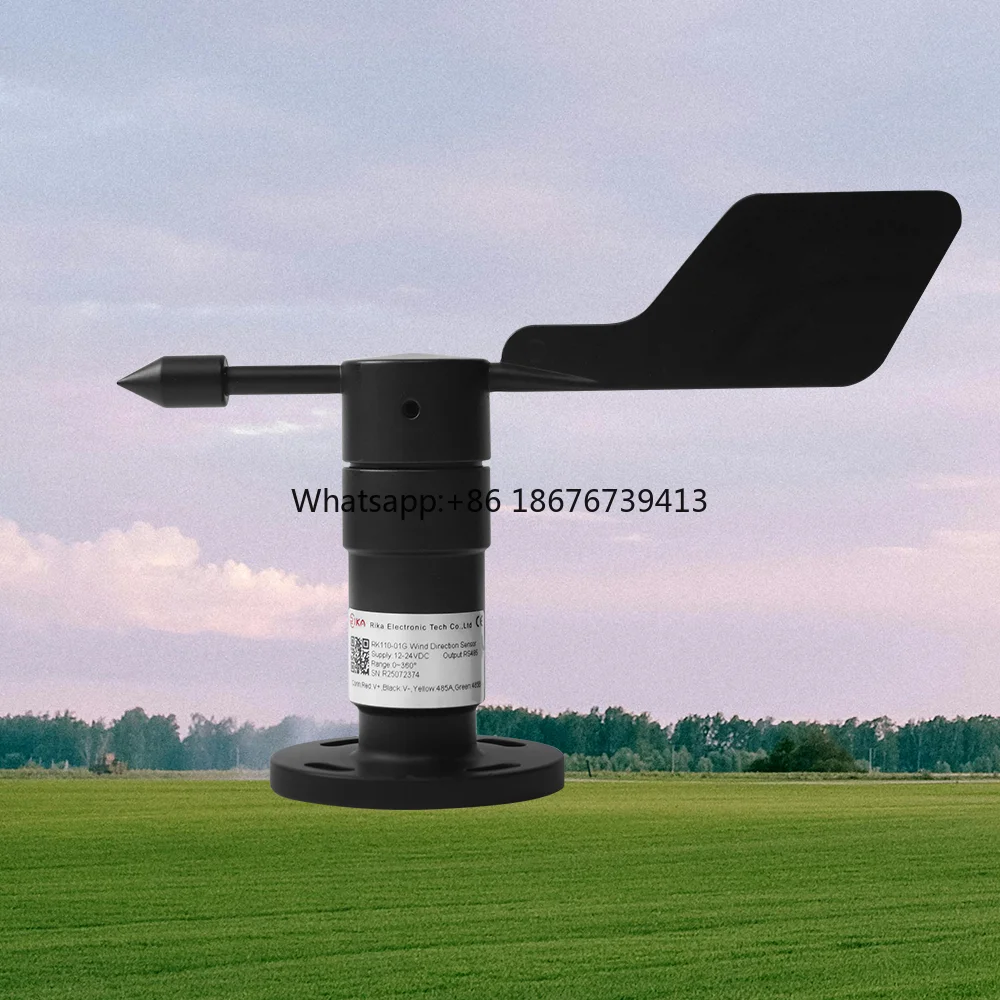 110-01G OEM Wind Direction Sensor 0-360° IP65 RS485 Aluminum Alloy Transmitter
