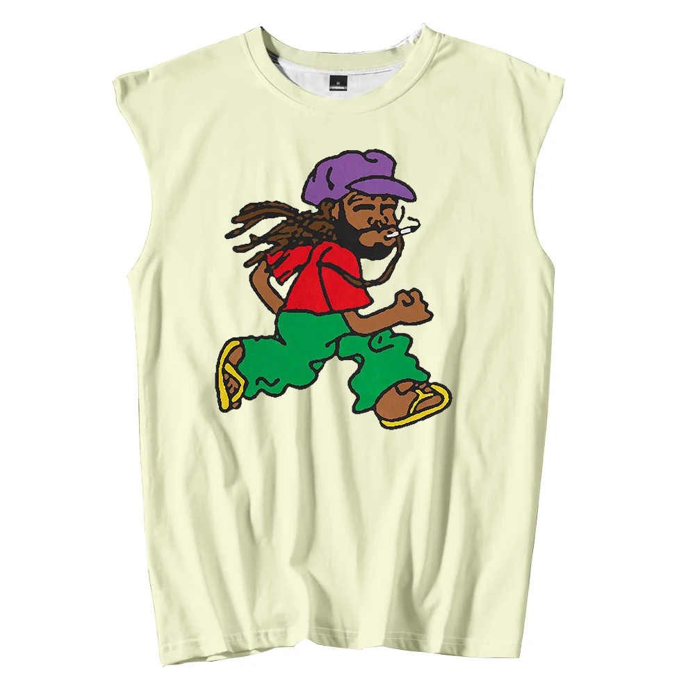 Aminé 13 شهرًا من Sunshine Merch تانك القمم مغني الراب Amine Tour de Dance 2025 سترة دون أكمام للنساء والرجال ملابس الشارع الخارجية