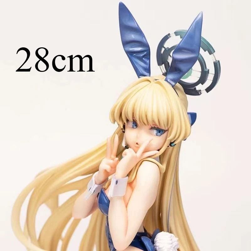 28cm Blue File Asuma 1/7 Bunny Girl Max Factory Anime-Figur PVC-Actionfigur Spielzeug Spielfigur Modell Sammlerpuppe