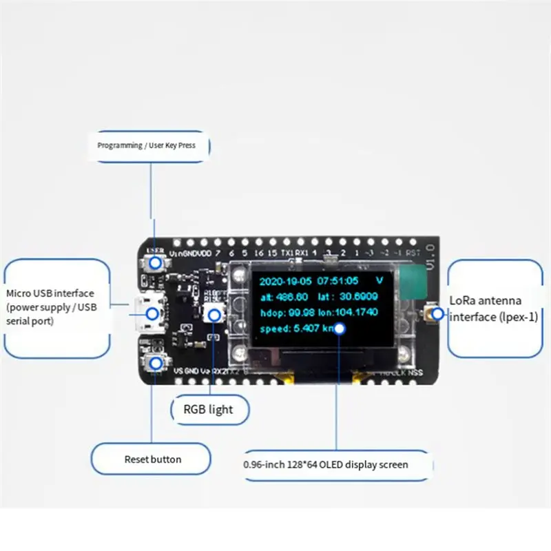 scheda-di-sviluppo-abqu-lora-gps-lorawan-htcc-ab02s-868mhz-915mhz-con-display-oled-per-arduino-iot