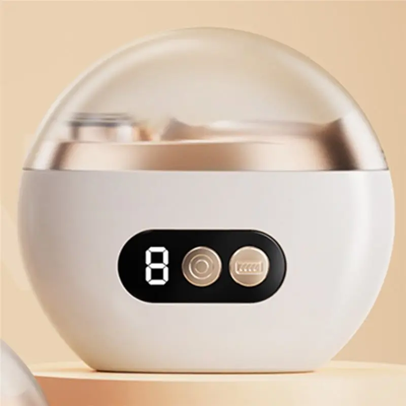 【ABODE】ライト付き電動ネイルトリマー、挟み込み防止ネイルクリッパー、自動ベビー・大人用ネイルポリッシャー、爪切り