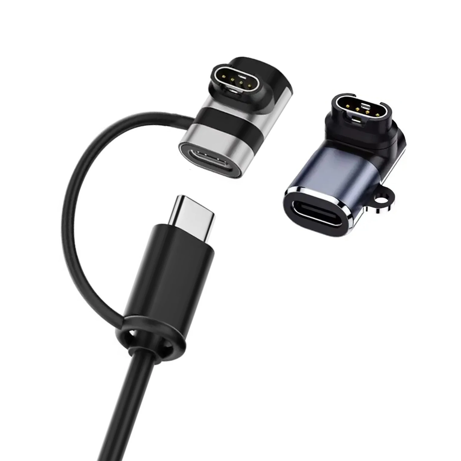 For Garmin Watch USB Type C Charger Converter for Fenix 8 7 6 5 S,Forerunner 55 165 265,Venu 3 3S SQ,Vivoactive 6 5,Epix 2