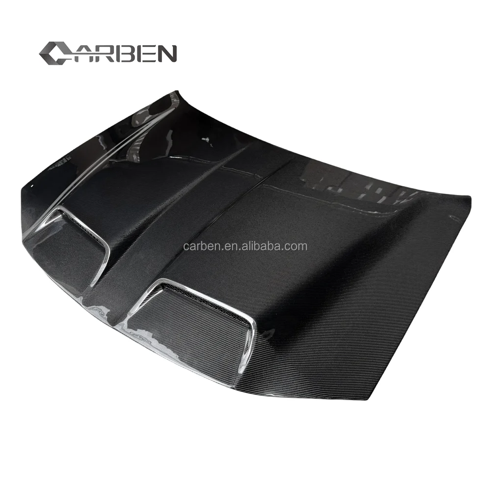 

High Quality New Carbon Fiber Double-Hole Hood for Chrysler 300c Front Body Kit Hood in Car Bumpers