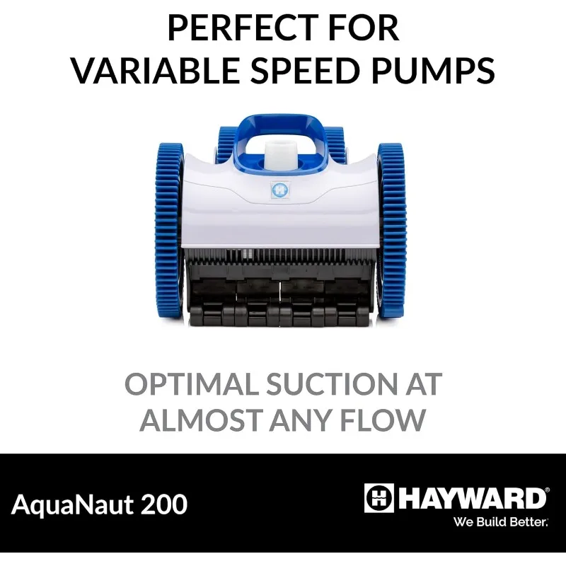Hayward W3PHS21CST AquaNaut 200 Suction Pool Cleaner for In-Ground Pools up to 16 x 32 ft. (Automatic Pool Vacuum)