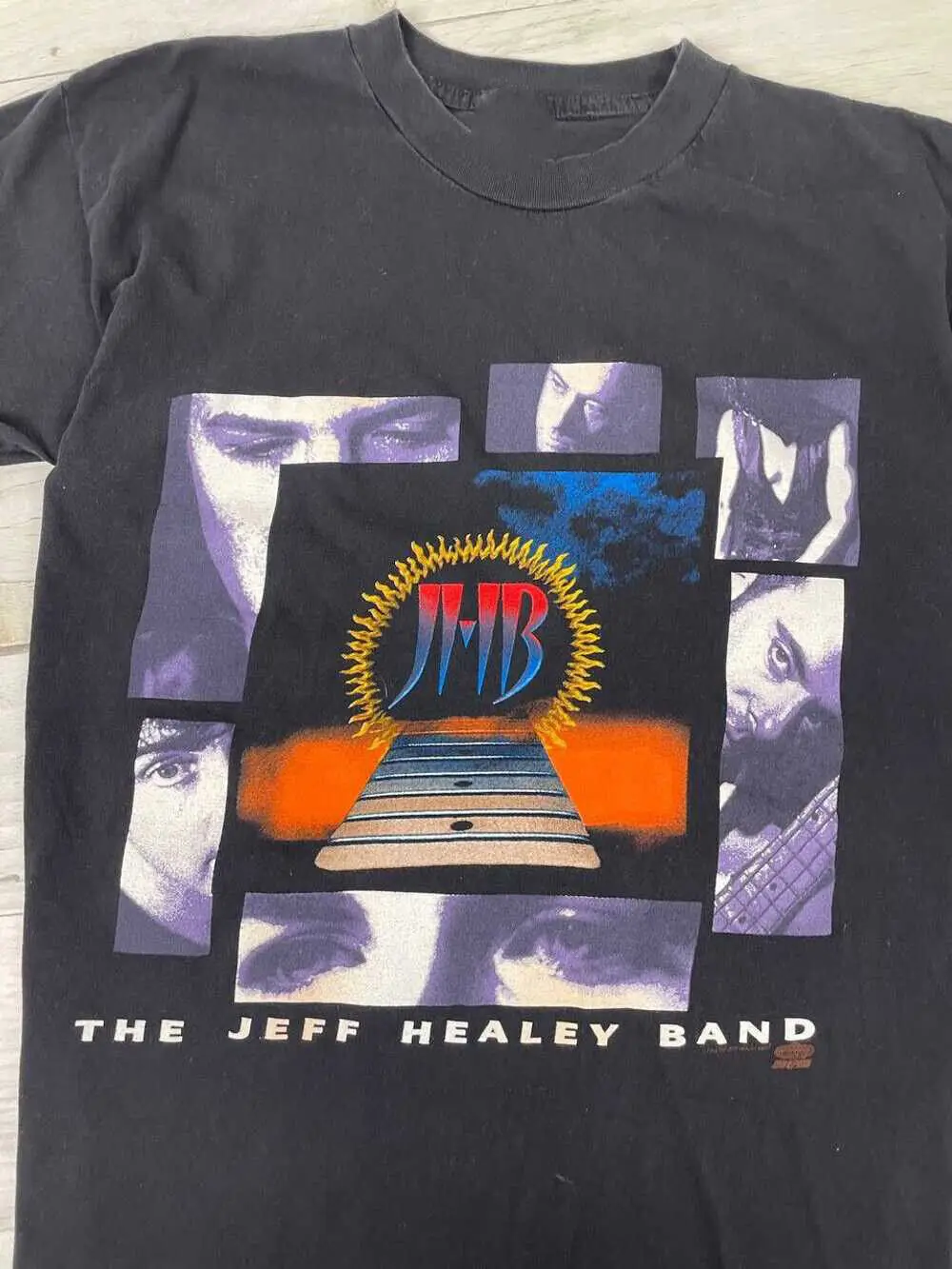 

Jeff Healey Band Feel This 1993 Tour T-Shirt Cotton Unisex Tee S-5XL BT081