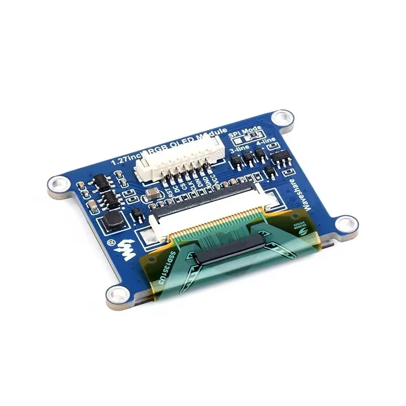 Raspberry Pi módulo de exibição OLED RGB de 1,27 polegadas SSD1351 chip de driver 262K tela colorida