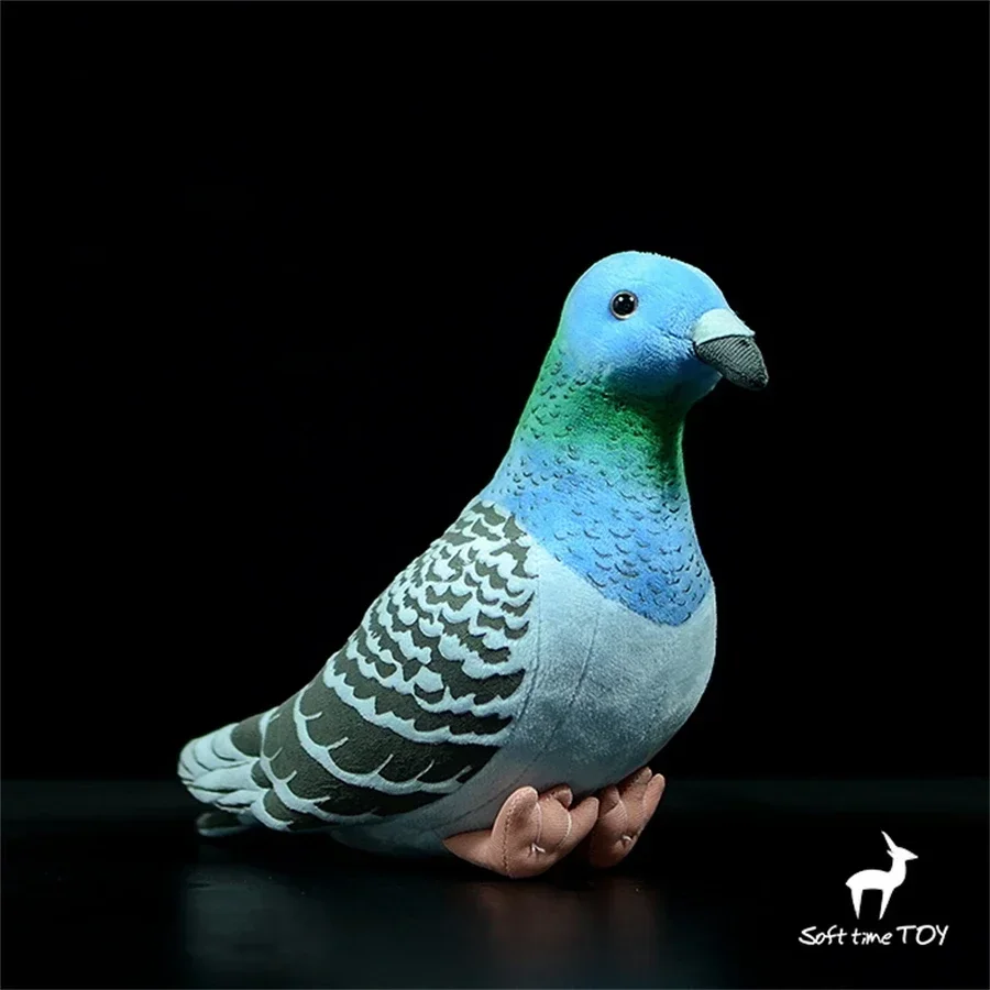 Pigeon Plush Toy High Fidelity Wild Pigeon Plushie Dove Peluche Lifelike Stuffed Animals Simulation Doll Kawai Toy Gifts For Kid