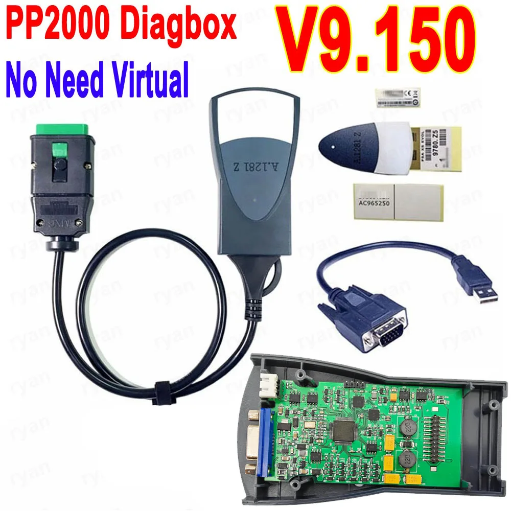 New Lexia3 PP2000 Diagbox V9.150 Simple Version Best PP2000 Easy Install Lexia 3 For Citroen For Peugeot Auto Diagnostic-Tool