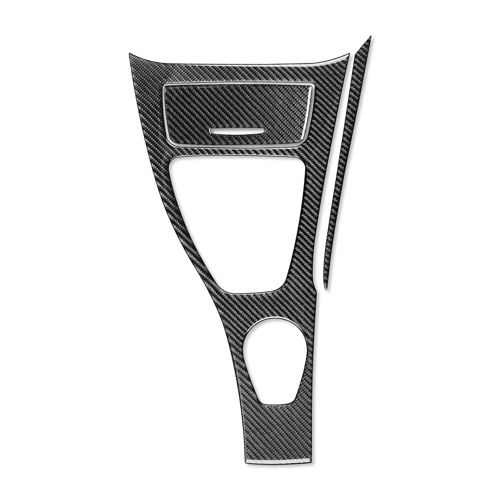 For BMW 3 Series E90 2006-2008 Carbon Fiber Central control Gear Shift ashtray panel Car Interior Accessories Decorative Sticker