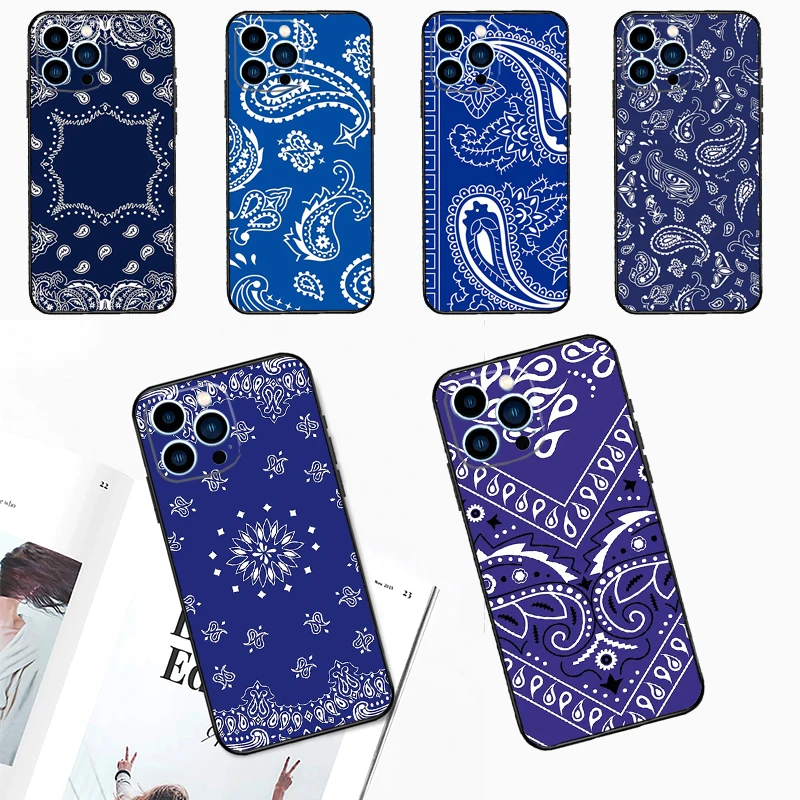 Blue Bandana Case F…