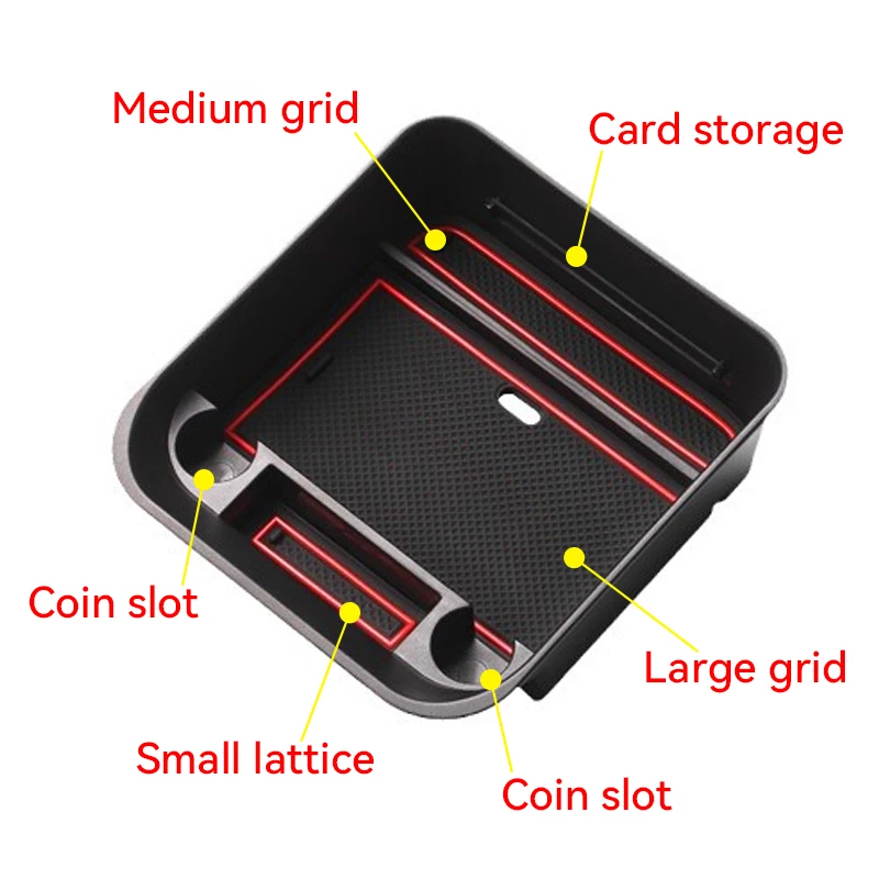 Car Storage Box Armrest Container Box Organizer Central For Land Rover Discovery 4 2010-2016 Auto Interior Accessories