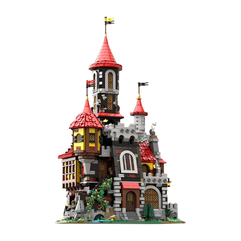 3995 PCS Medieval Bat Lord`s MOC Customize Modular Building Block Creative Design Simple Kids Model DIY Boys Assembly Toy Gift