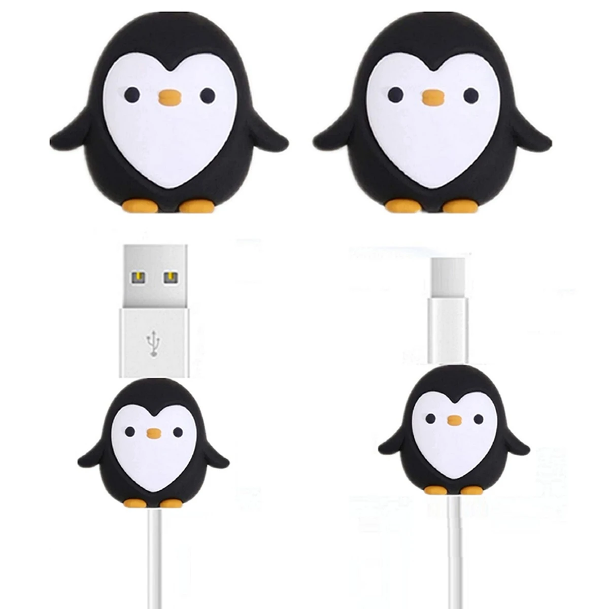 Cute Cartoon Cable Protector Bites Wire Organizer Winder Saver For USB Charging Cable Data Line Earphones Cord Protector Cover