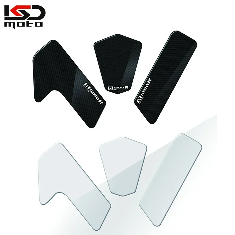 Motorcycle Tank Pad Sticker Pad Side Gas Knee Grip Protector Fit For  R1200R R 1200R 2007-2014