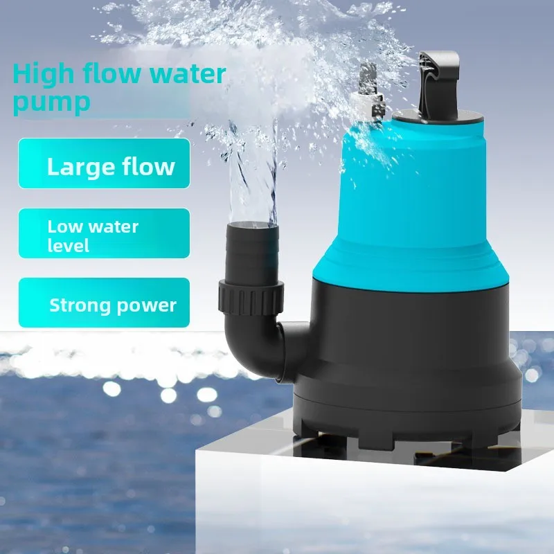 Fish Tank Vertical Variable Frequency Pumping Pump Koi Fish Pond Bottom Suction Submersible Pump Rockery Circulation Water