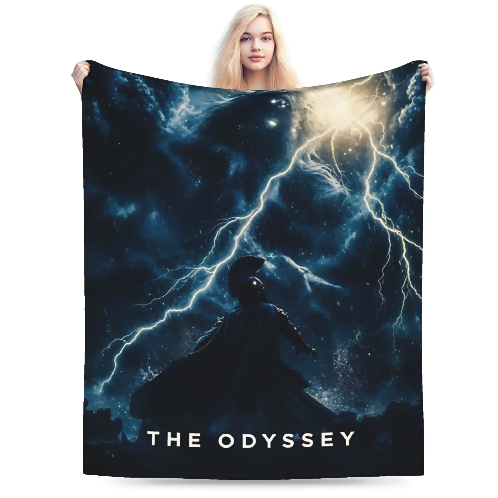 Comfortable The Odysseys Movie 2026 Blanket Stuff Sofa Decorative  Throw Blankets Lightweight Thin Flannel for Bedroom