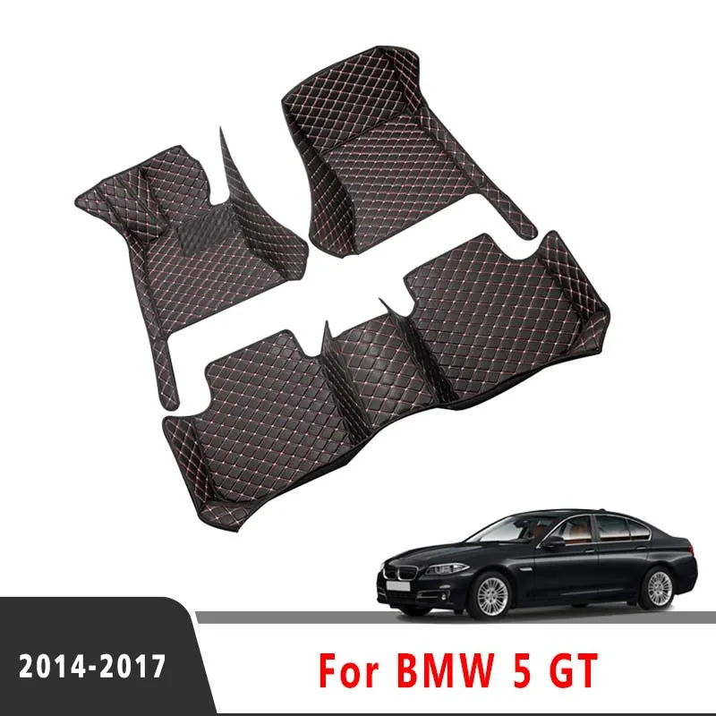 

Автомобильные коврики для BMW 5 GT 2017 2016 2015 2014 (5 местные), автомобильные внутренние коврики, Стайлинг, пользовательские водонепроницаемые защитные украшения