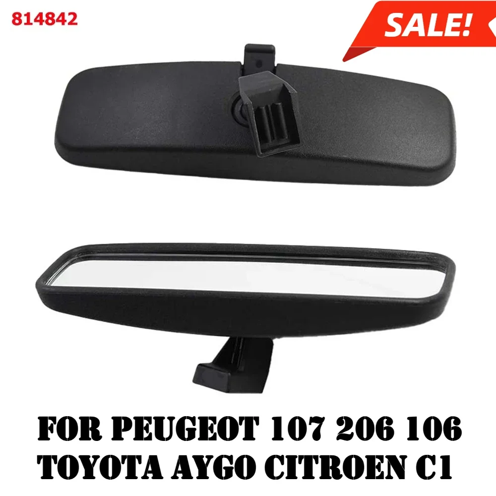 

Car Interior Rear View Mirror Replacement for Peugeot 107 206 106 Toyota Aygo Citroen C1 814842