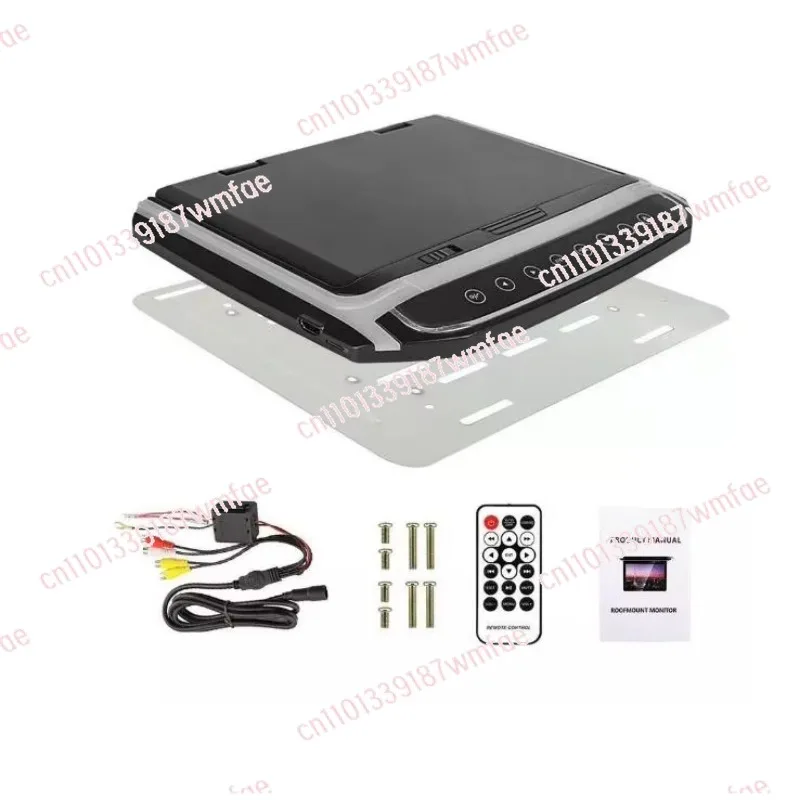 12-Inch Ambient Lighting Roof Flip Car Monitor MP5 SD FM