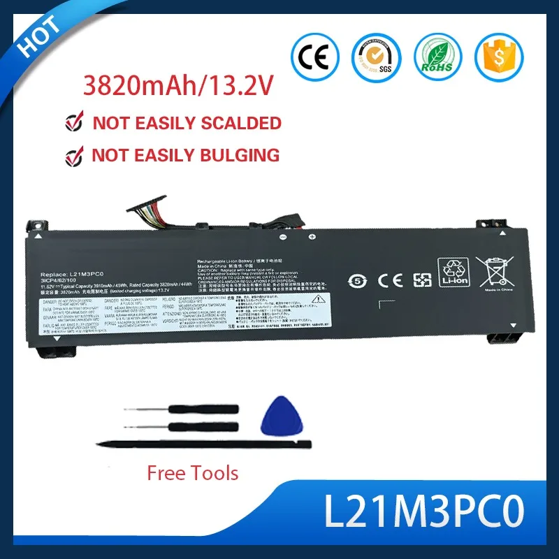 

L21C3PC0 L21M3PC0 Battery For Lenovo IdeaPad Gaming 3 15IAH7 11.52V 45Wh