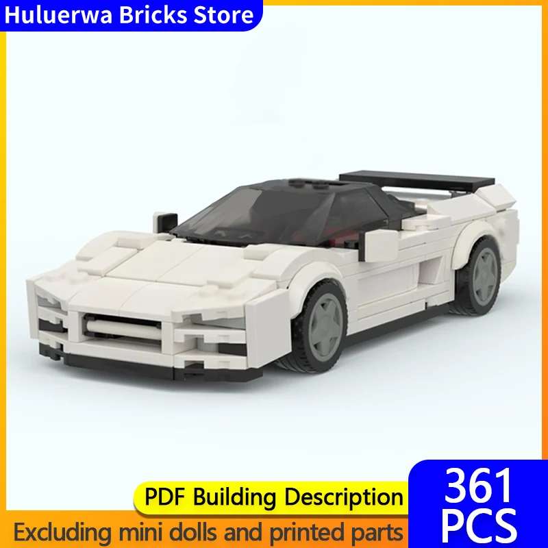 

Модель скоростного гоночного автомобиля MOC, строительные кирпичи NSX, верхний уровень, спортивный автомобиль, модульная технология, подарки, праздник, сборка, детские игрушки, костюм