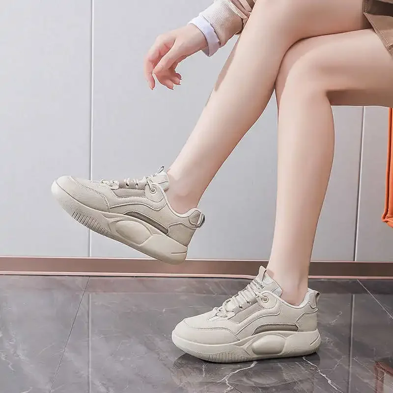 Women Tennis Shoes Sneakers Vulcanize Spring Boots Women Tied Shoes Sport Tenid Unique Lofers Unusual Deadlift Snaeaker