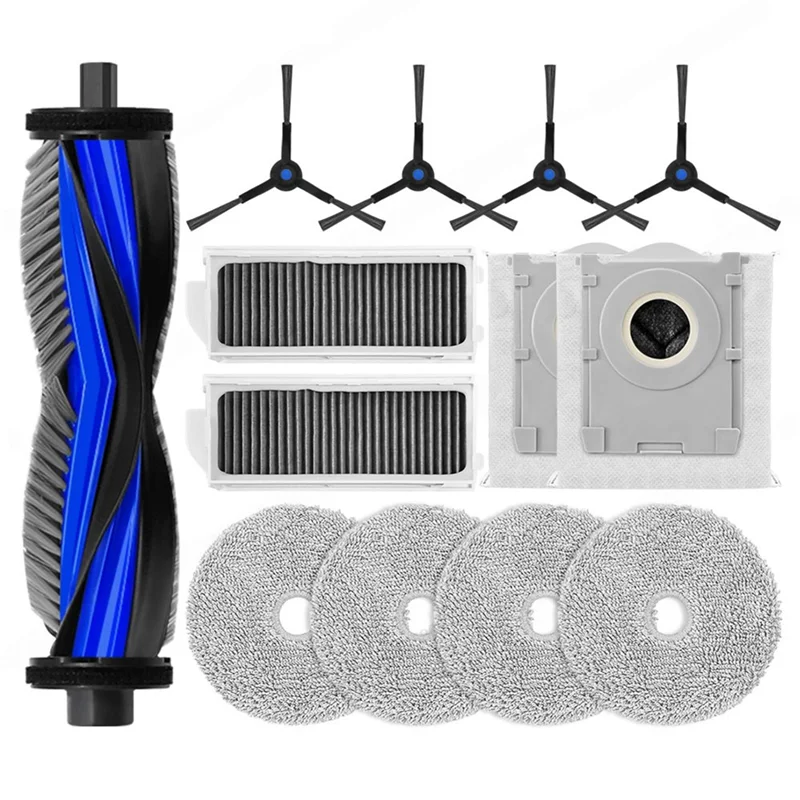 T83C-For Ecovacs Deebot Mini Accessories-Main Brush, HEPA Filter, Dust Bag, Mop Cloth-Comprehensive Maintenance Replacement Set