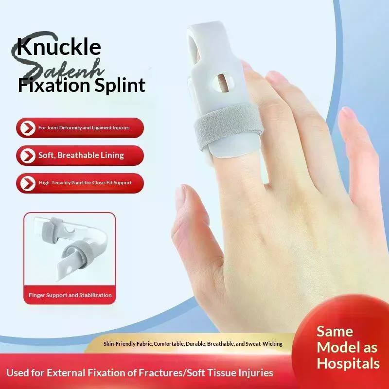 One Piece Finger Fixed Splint Fixed Support Device,Five Finger Fixed Splint Trainer,Finger Rest Plate Finger Sleeve
