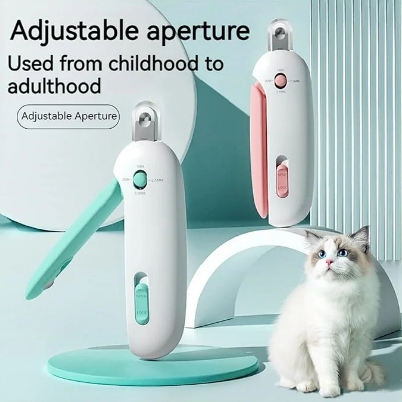 

Nail clippers for cats Adjustable size Nail clippers for cats that don't hurt blood vessels Splash-proof Cat Grooming Supplies