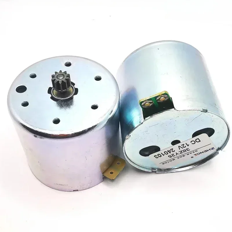 1pcs 12V dc metal gear motor 38ZY25 38ZY13 for for Replacement parts 9 teeth 10 teeth Voltage regulator