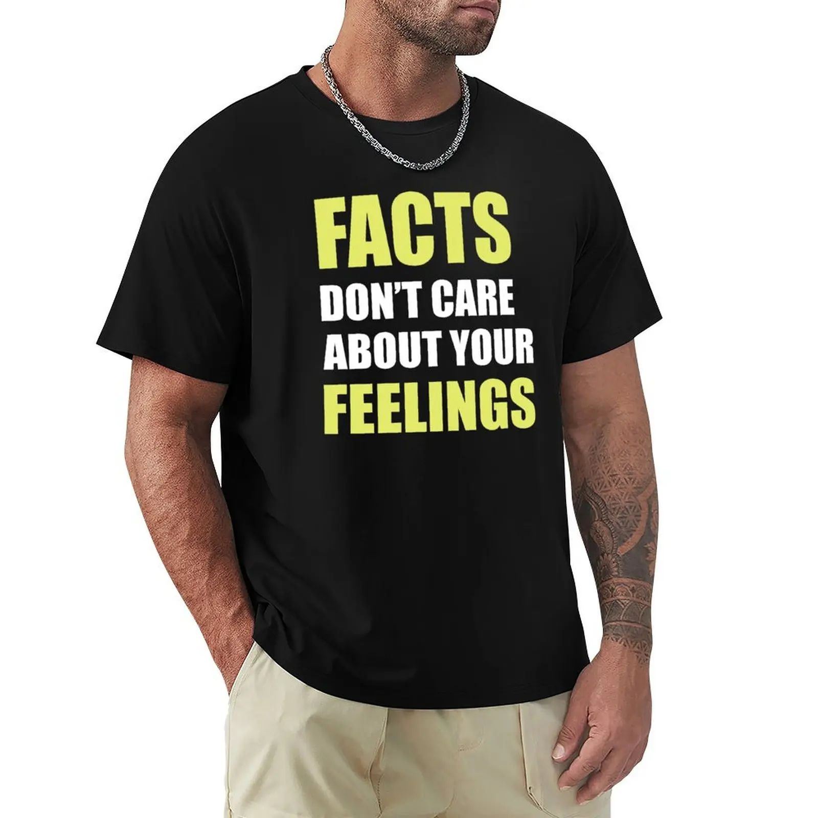 Facts Don't Care About Your Feelings, Counter Culture, Anti Establishment, Fake Woke Tom MacDonald Lyrics, Ben Shapiro Q T-Shirt