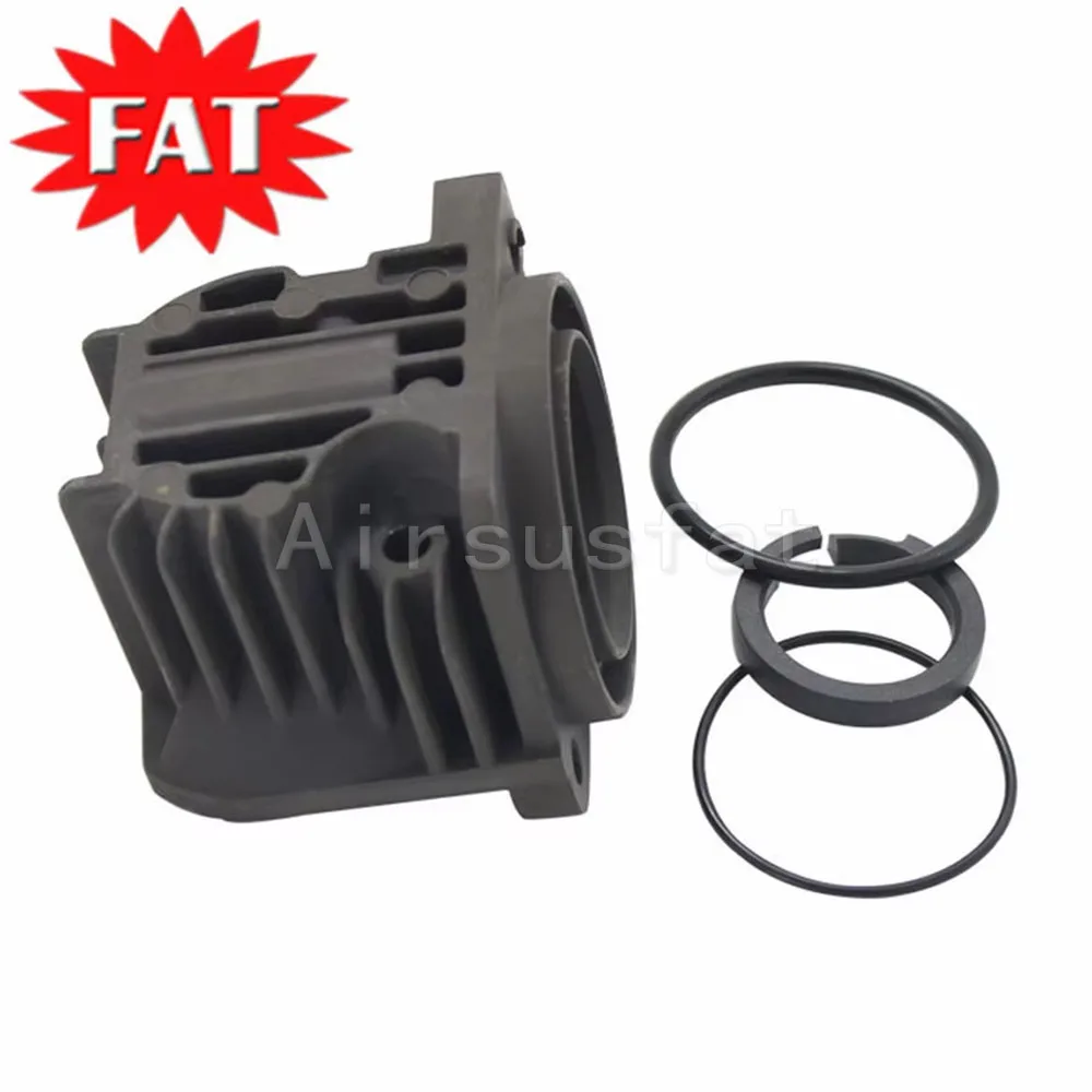 Air Suspension Compressor Cylinder Head + Piston Rings For Audi Q7 A6 C6 Porsche Cayenne VW Touareg 4L0698007A 4F0616006A
