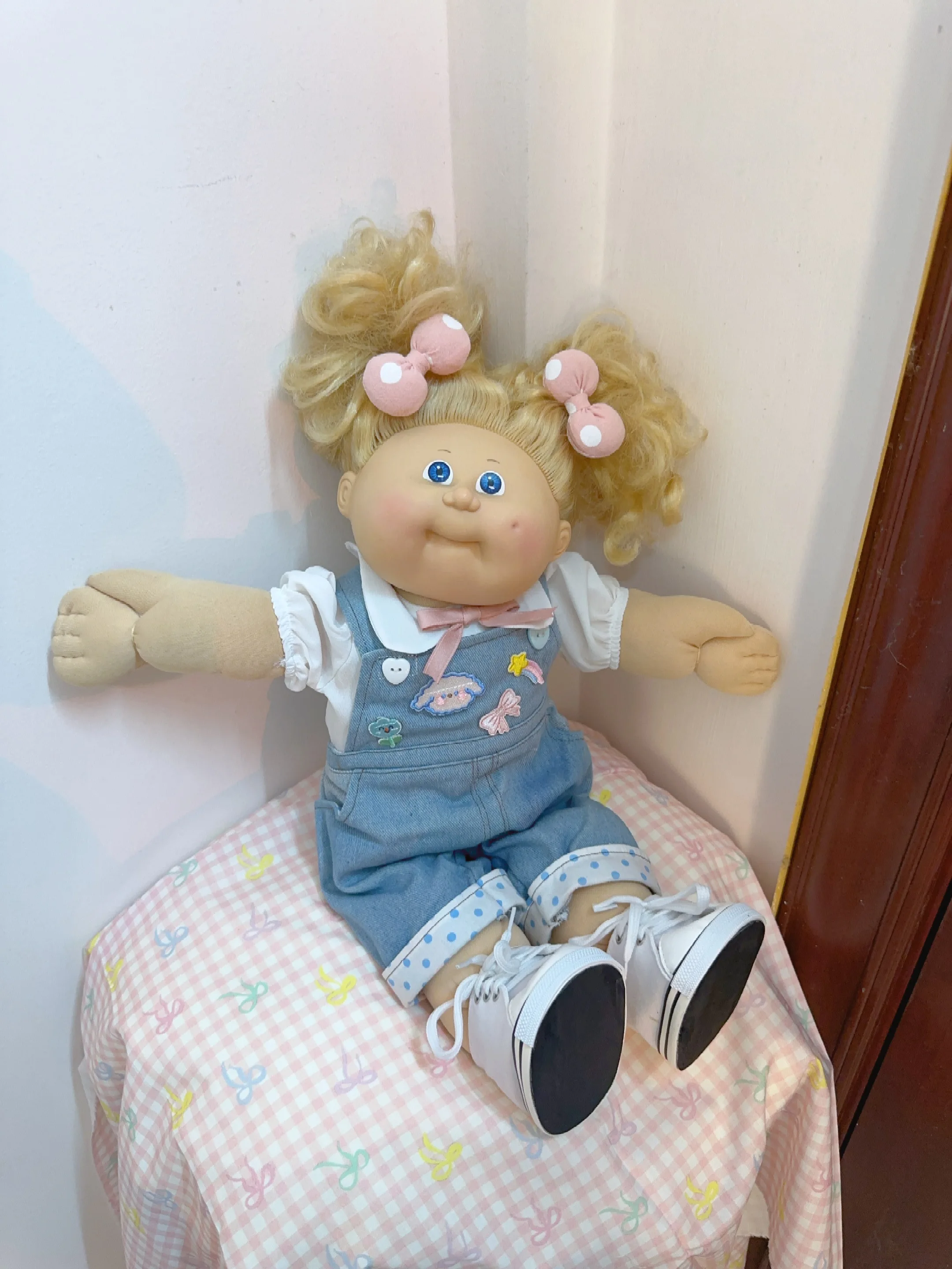 Cabbage patch dolls clothes plush toy handmade dress stuffed  plaything Soothing toys clothing