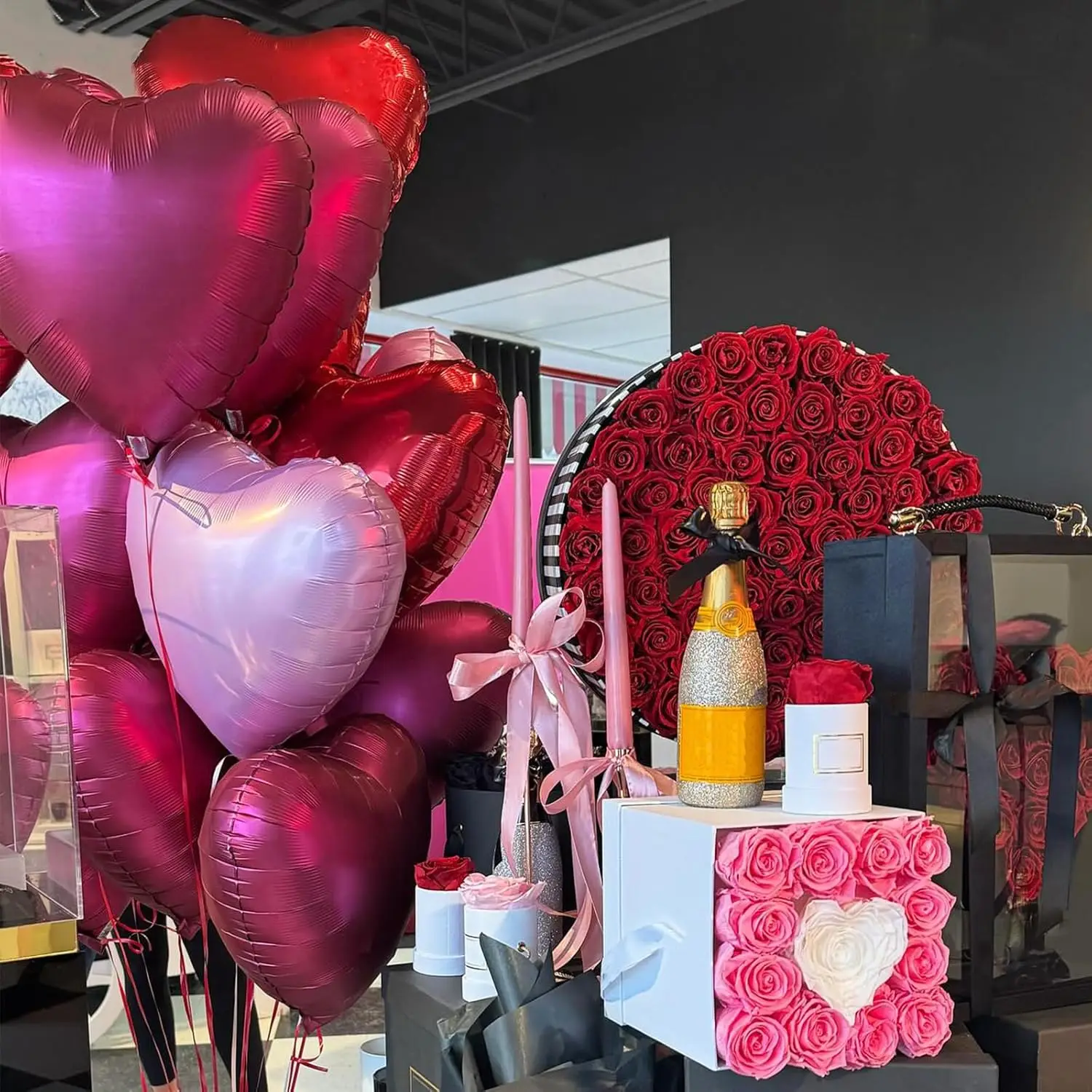 20/10 قطعة بالونات كريم القلب احباط 18 بوصة ماتي الوردي الأزرق القلب بالون لعيد الحب الزفاف بوهو عيد ميلاد الهيليوم Globos #6