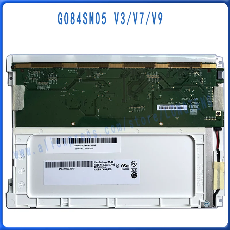 

G084SN05 V3 G084SN05 V7 V9 Оригинальный 8,4-дюймовый G084SN05 V.3 G084SN05 V.7/V.9 LVDS 20-контактный промышленный TFT ЖК-дисплей Панель экрана