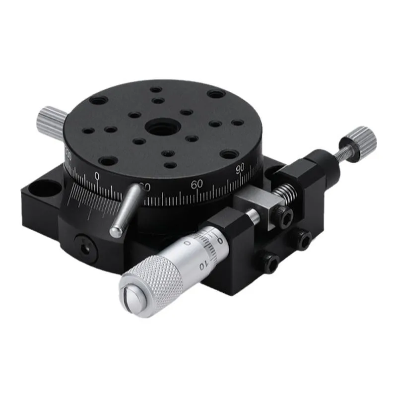 Precision fine-tuning slide table RS/RSPG25/40/60/80/85 series 360 degree manual rotation slide table