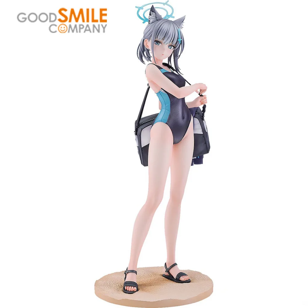 Original in Stock Good Smile Company Blue Archive Sunaookami Shiroko Swimsuit Action Figure Collection Series Model Toys