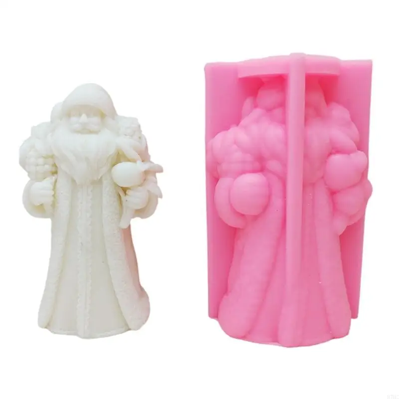 

87HC Sturdy Silicone Christmas Mold Elegant Designs Resin Soap Craft Supplies