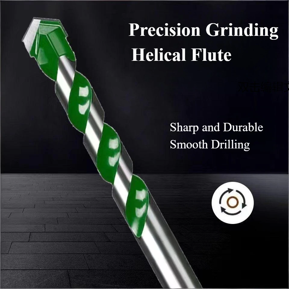 Multi-function Masonry Drill Bits for Concrete, Glass, Tile, Cement & Marble - Sharp, Wear-Resistant Carbide Tips