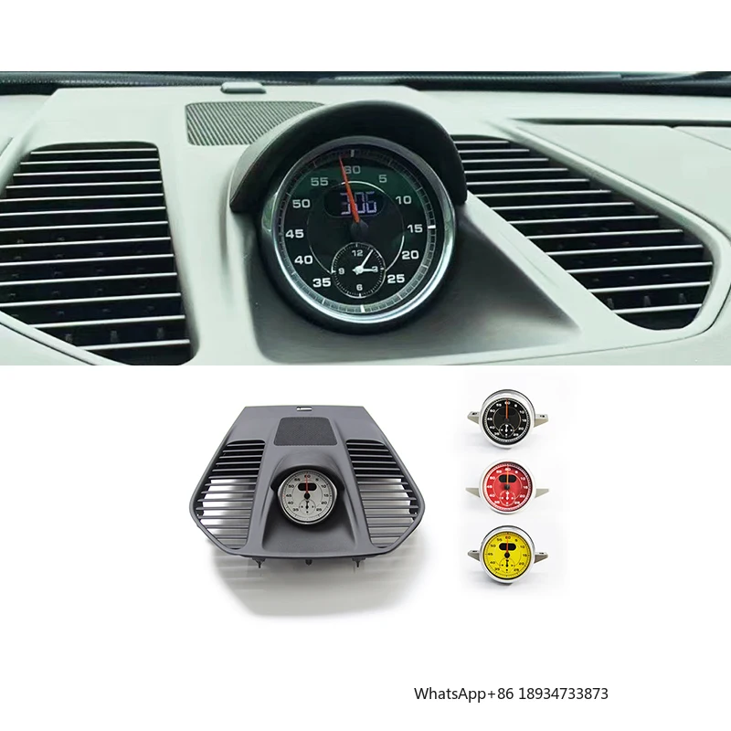 جديد 2012-2019 لـ 911 كاريرا 991 لوحة القيادة عداد السرعة ساعة توقيت وحدة التحكم باللون الأسود والأحمر والأبيض والأصفر #1